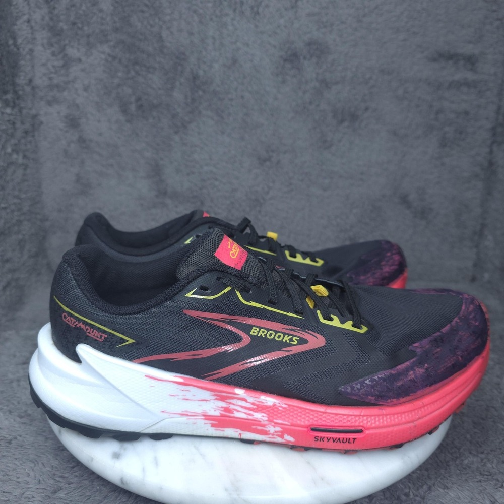 Brooks Catamount Shoes Womens Size 9 Black Trail Running Sneakers 1204051 3007